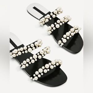 Zara‎ Pearl Sandals